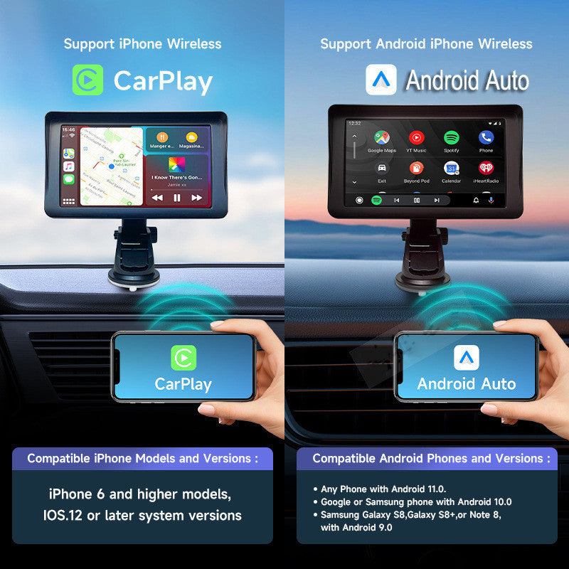 CarPlay and Android Auto Multimedia Screen